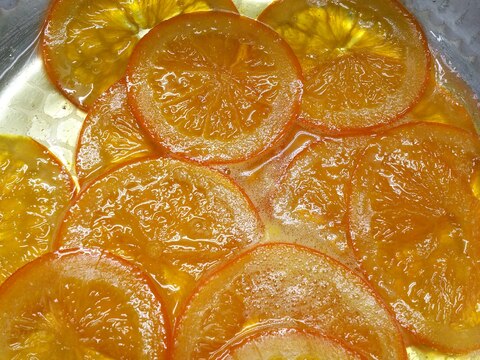 オレンジ煮 マーマレード オレンジケーキ飾り